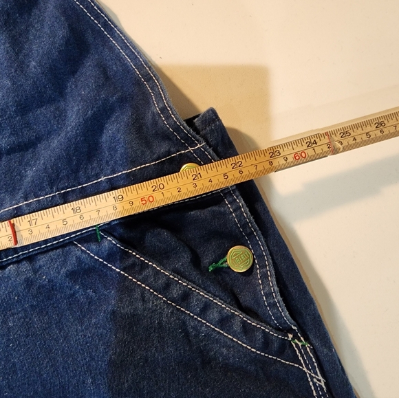 Liberty Carpenter Overalls Men's Size 42X30 Blue Denim Classic Style - Picture 3 of 13